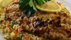 Broiled Grouper Parmesan