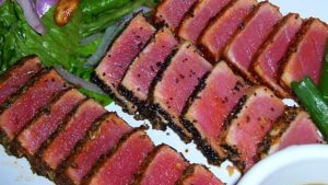 Seared Ahi Tuna Steaks