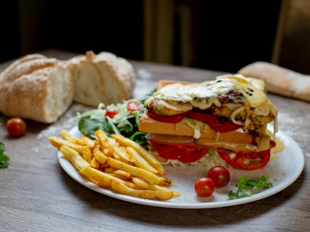 Tomato & Swiss Grilled Sandwiches