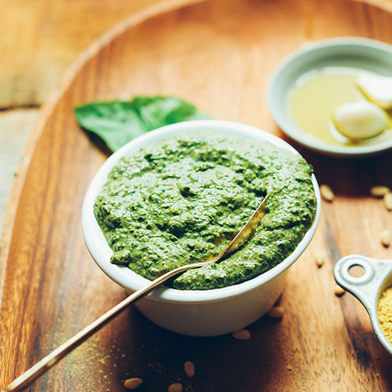 Easy Vegan Pesto (5 minutes!)