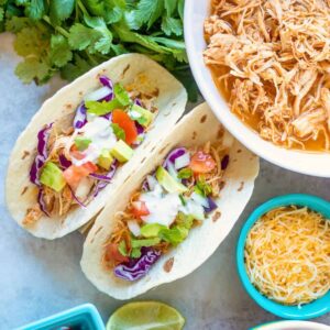 Instant Pot Chicken Tacos