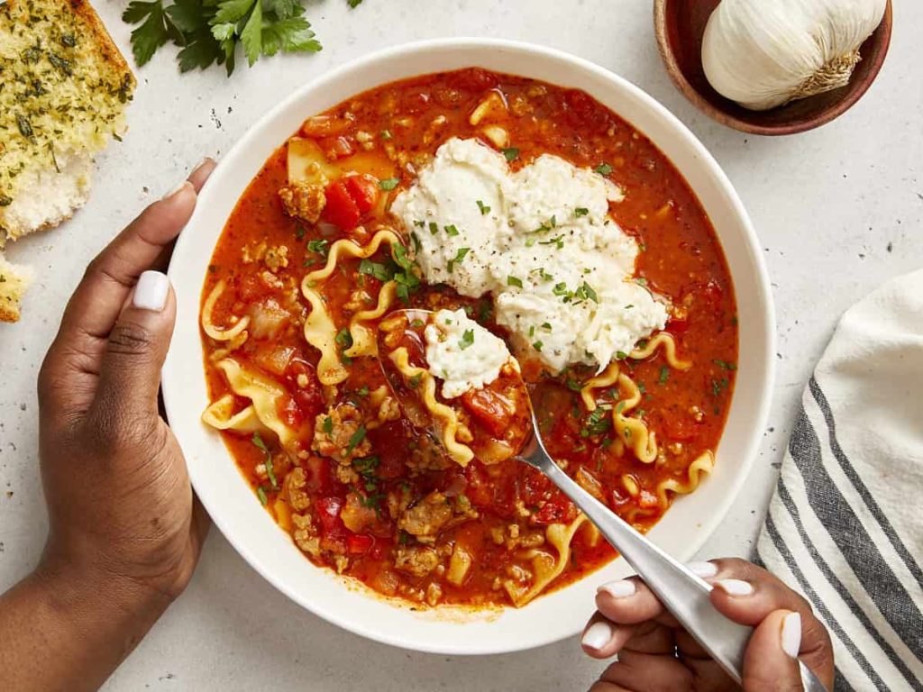 Lasagna Soup