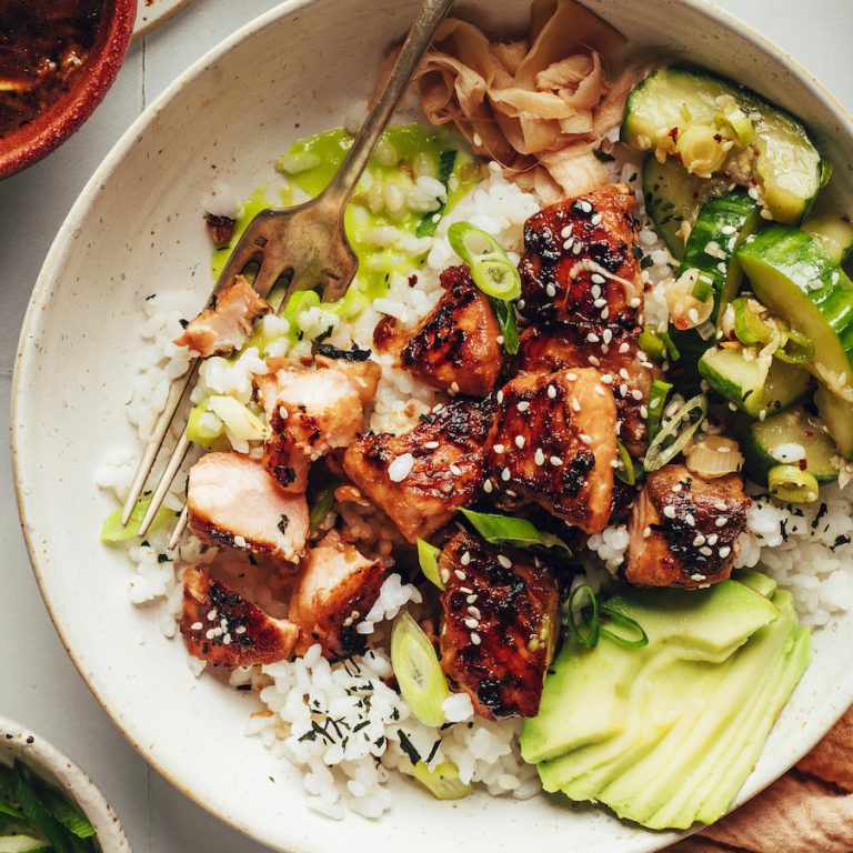 Easy Salmon “Sushi” Bowls