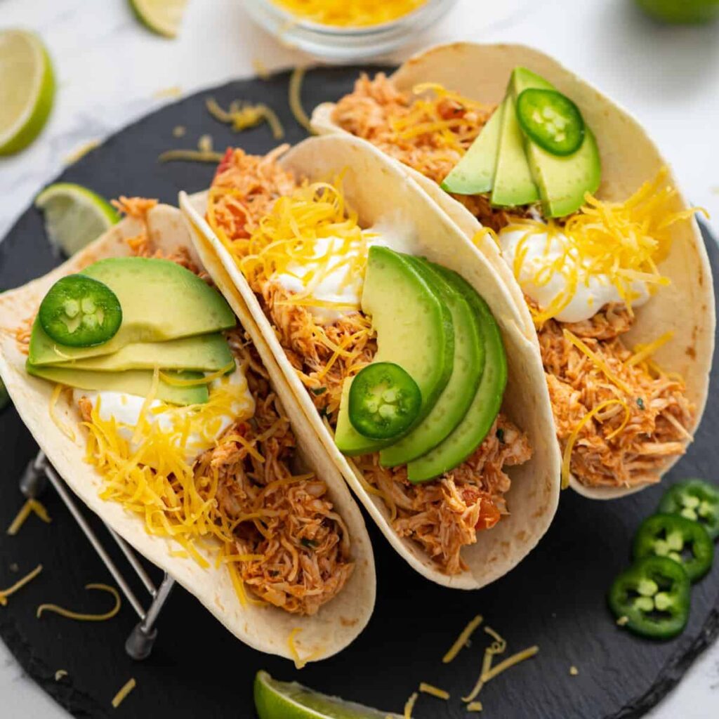 Shredded Chicken Tacos
