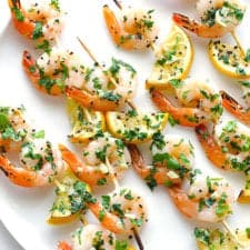 Shrimp Scampi Skewers