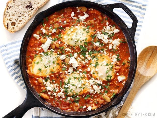 Smoky White Bean Shakshuka