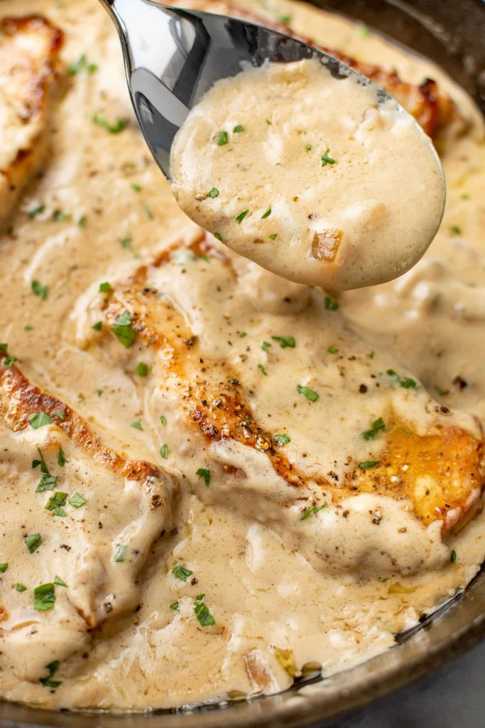Cream of Mushroom Soup Pork Chops