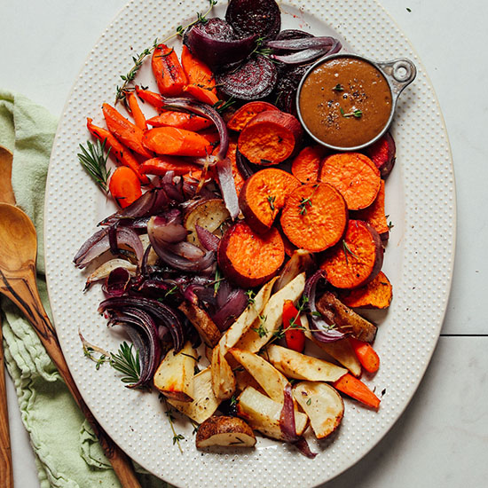 Easy Pan Roasted Vegetables