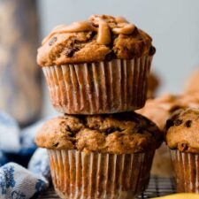 Peanut Butter Banana Muffins