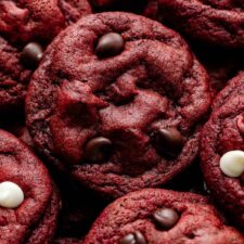 Red Velvet Chocolate Chip Cookies