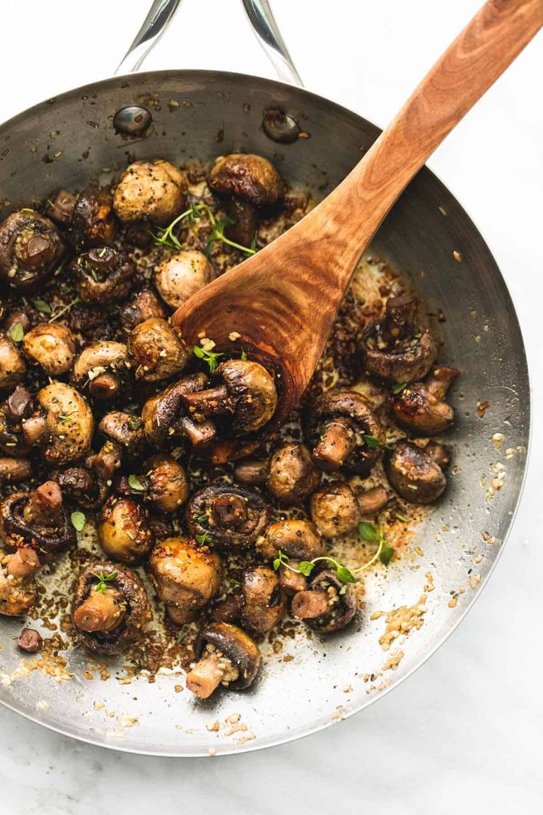 Sauteed Garlic Butter Mushrooms