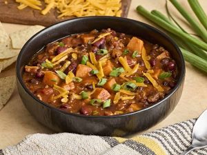 Chorizo Sweet Potato Chili