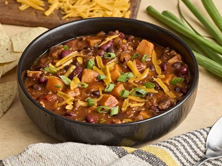 Chorizo Sweet Potato Chili