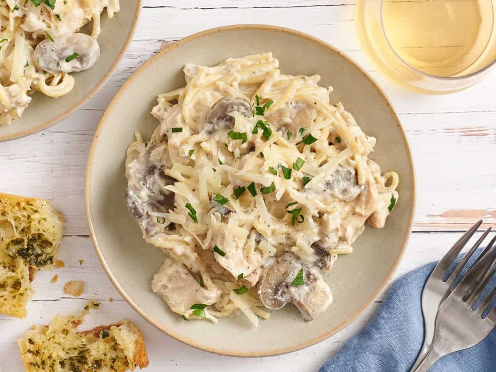 Crockpot Chicken Tetrazzini
