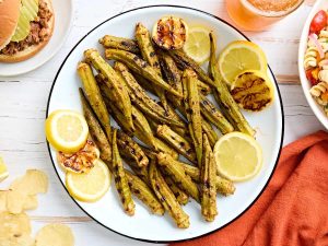 Grilled Okra