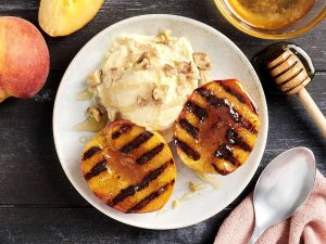 Grilled Peaches and Cream
