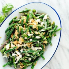 Green Bean Salad with Toasted Almonds & Feta