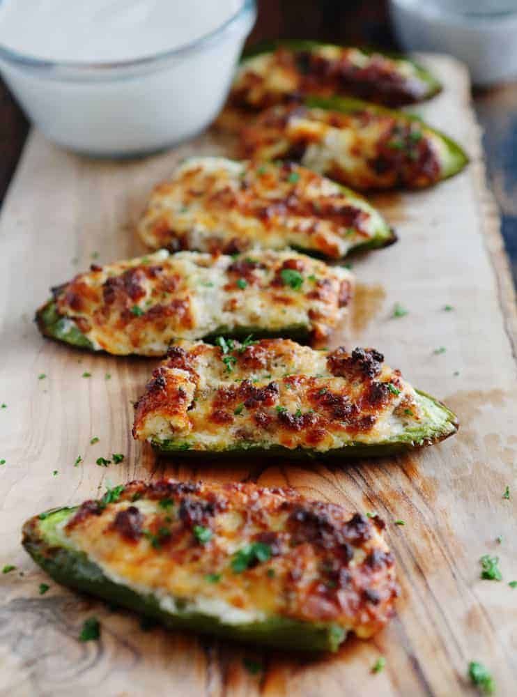 Sausage Stuffed Jalapeno Poppers